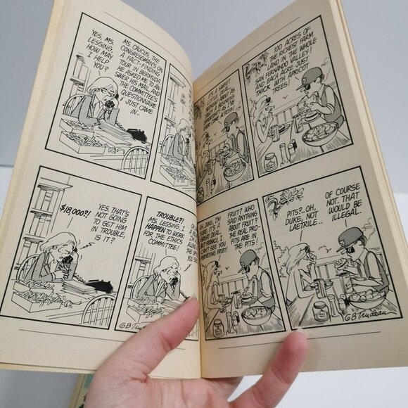 1970s Doonesbury Set of 10 Books Vtg Comics PBs G.B. Trudeau Political Cartoons - Picture 7 of 8